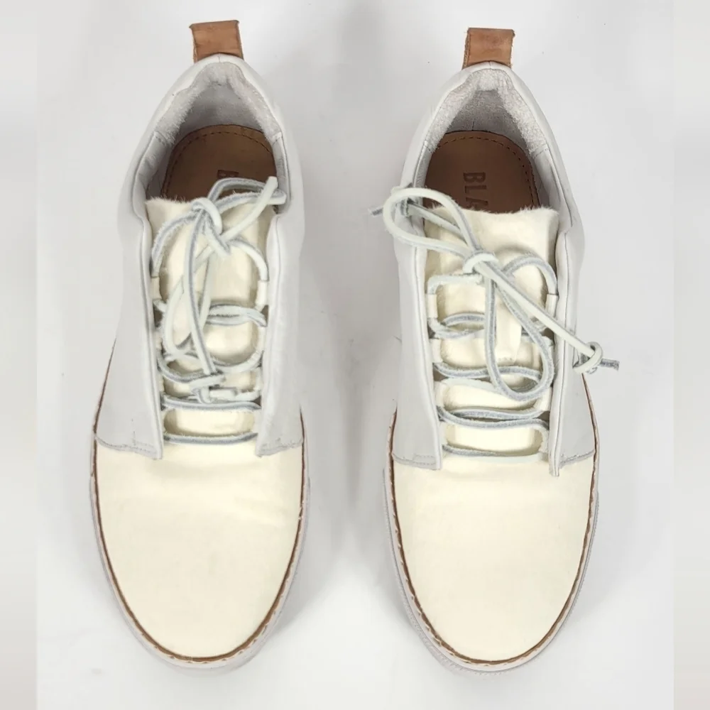 Blackstone White and Tan Sneakers #783 Size EU39 (US 8.5)